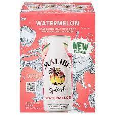 Malibu - Watermelon 4pk Cans (4 pack cans) (4 pack cans)