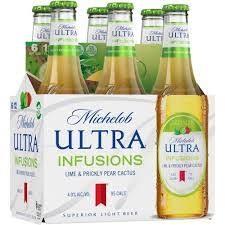 Michelob Ultra Pricky Lime 6pk (6 pack bottles) (6 pack bottles)