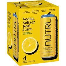 Nutrl - Lemon 4pk Cans (4 pack cans) (4 pack cans)