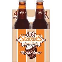 Stewarts Diet Rootbeer 4pk (4 pack bottles) (4 pack bottles)