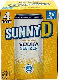 Sunny D - Orange Pineapple 4pk Cans (4 pack cans) (4 pack cans)