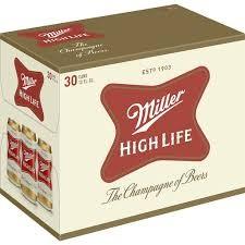 Miller Brewing Co - Miller High Life (30 pack cans) (30 pack cans)