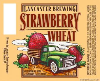 Lancaster Brewing - Strawberry Wheat Ale (6 pack cans) (6 pack cans)