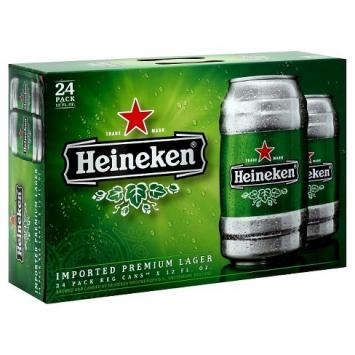 Heineken 24Pk Cans (24 pack cans) (24 pack cans)