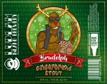 Ludlam - Brudolph Ginger Bread Stout 4pk Cans (4 pack cans) (4 pack cans)