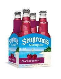 Seagrams - Coolers Black Cherry 4pk Btl (4 pack bottles) (4 pack bottles)