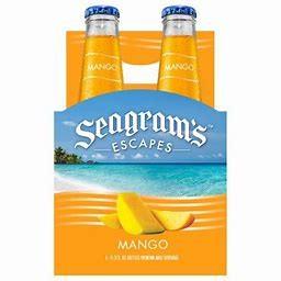 Seagrams - Coolers Mango 4pk Btls (4 pack bottles) (4 pack bottles)