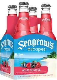 Seagrams - Coolers Wild Berries 4pk Btls (4 pack bottles) (4 pack bottles)