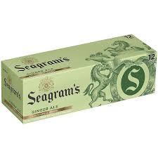 Seagrams Ginger Ale 12pk Can (12 pack cans) (12 pack cans)