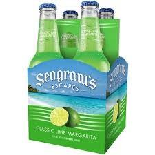 Seagrams Lime Margarita 4pk Btl (4 pack bottles) (4 pack bottles)