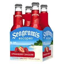 Seagrams Strawberry Daiquiri (4 pack bottles) (4 pack bottles)