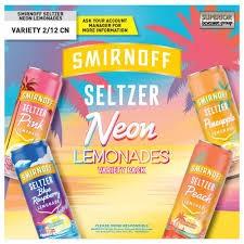 Smirnoff - Ice Neon Lemonades 12pk Cans (12 pack cans) (12 pack cans)