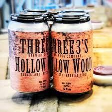 Three 3's - Hallow Wood 4pk Cans (4 pack cans) (4 pack cans)