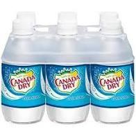 Canada Dry - Club Soda 10oz 6pk (6 pack cans) (6 pack cans)