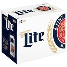 Miller Brewing Co - Miller Lite (30 pack cans) (30 pack cans)