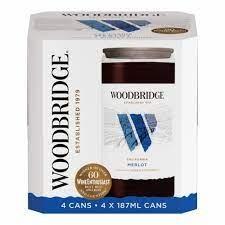 Woodbridge - Merlot California (4 pack 187ml cans) (4 pack 187ml cans)