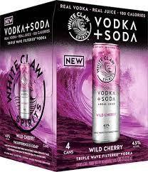 White Claw - Vodka Soda Cherry 4pk Cans (4 pack cans) (4 pack cans)
